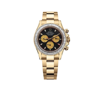 Daytona 116508 40mm 18ct Yellow Gold Black Dial Diamond