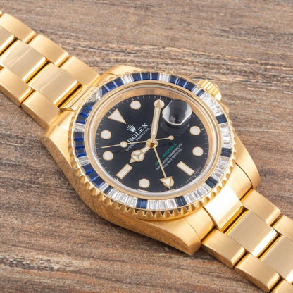 GMT-Master II 116758SA Yellow Gold Oyster Bracelet 40mm