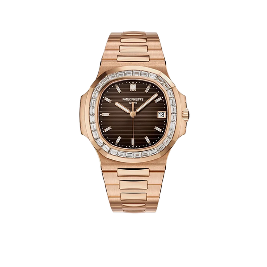 Patek Philippe Nautilus Rose Gold Diamond Bezel 5723/1R-010