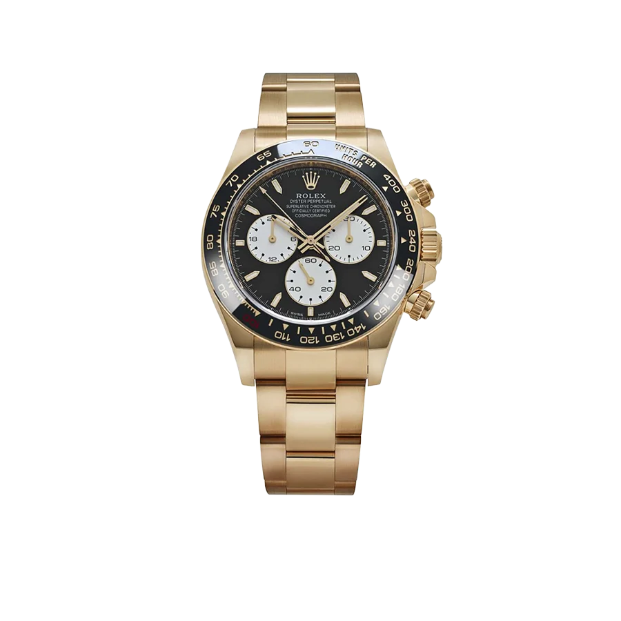 Rolex Daytona 40mm 126528LN 'Le Mans' Yellow Gold Black Dial