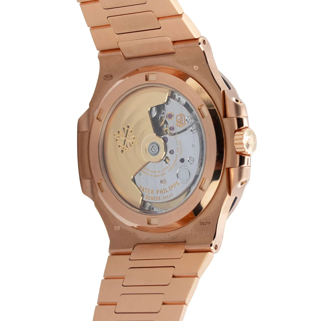 Patek Philippe Nautilus Rose Gold Diamond Bezel 5723/1R-010