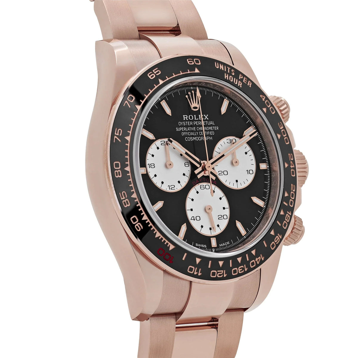 Rolex Daytona 40mm Le Mans Rose Gold Bright Black Dial (2025) 126525LN