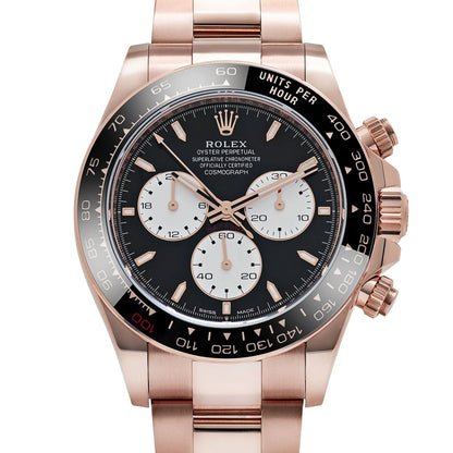 Rolex Daytona 40mm Le Mans Rose Gold Bright Black Dial (2025) 126525LN